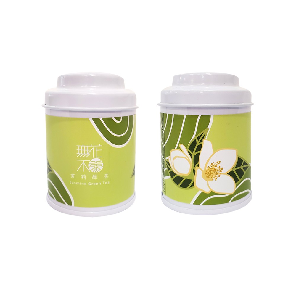 【無花不茶】經典原味茶：茉莉綠茶—3g三角茶包*3入精緻罐裝