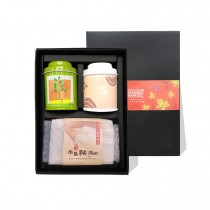 F2【茶米禮盒】公益禮盒 — 隆重心意 精美三入綜合茶米禮 (2茶1米)