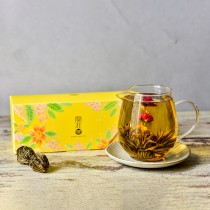 【無藏嚴選】會開花的茶 — 開花茶2入罐裝精緻禮盒組 (花型隨機。不重複)